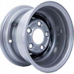 SRW Steel Trailer wheel silver