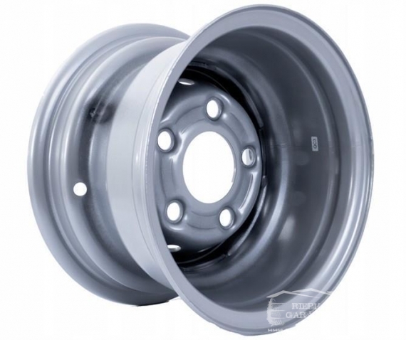 SRW Steel Trailer wheel silver