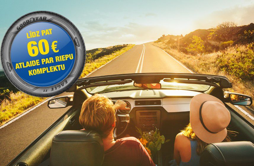 Goodyear akcija Riepu garāžas servisos