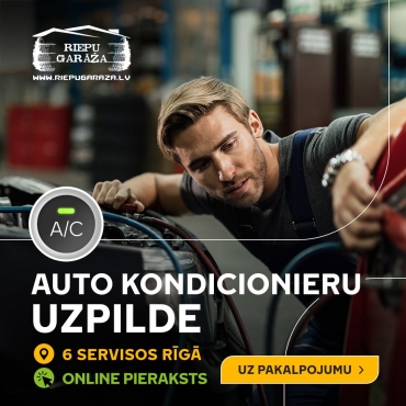 Online pieraksts kondicionieru uzpildei